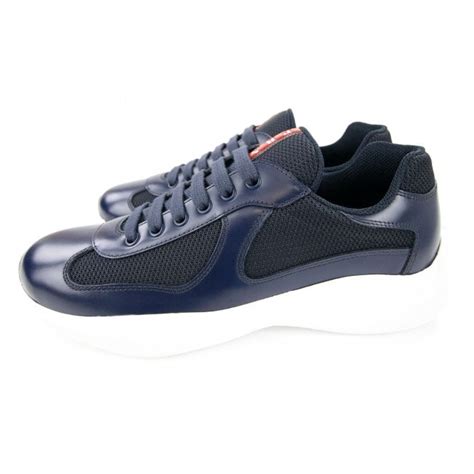 prada trainers navy|prada sneakers.